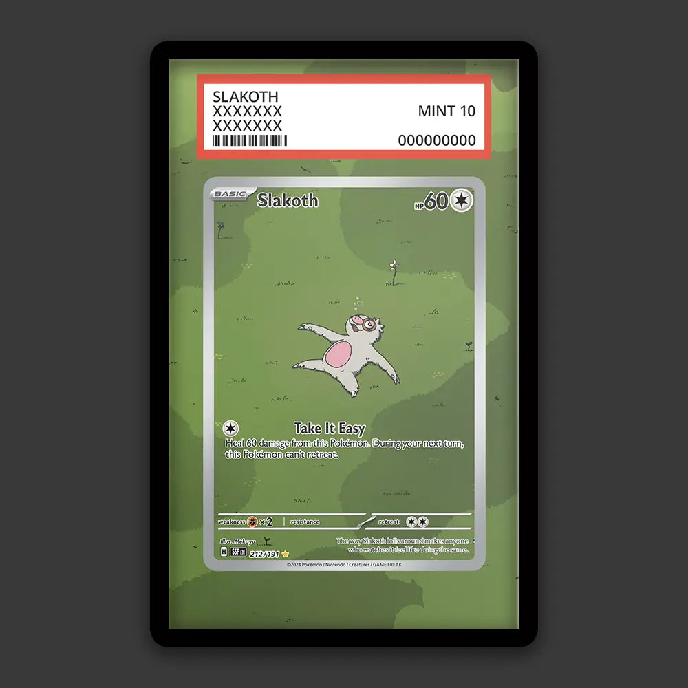 Slakoth - PSA Graded Display