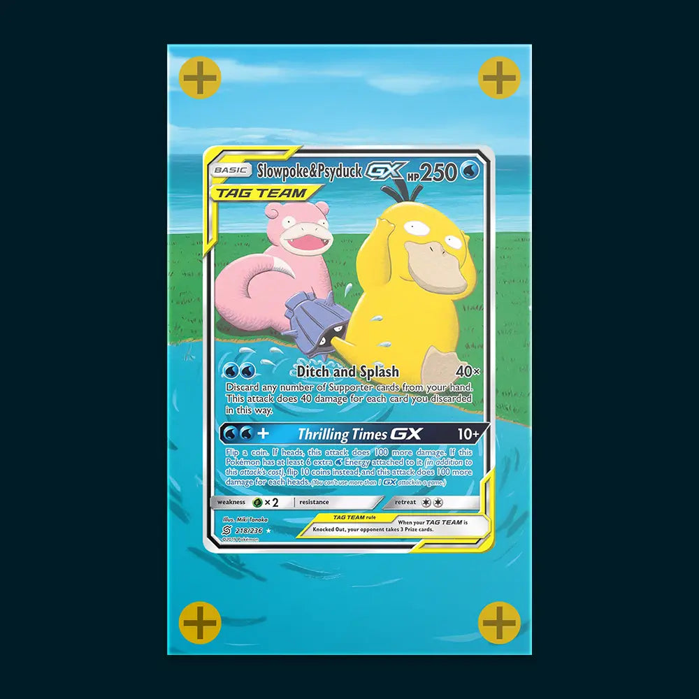 Slowpoke & Psyduck GX - Art Display