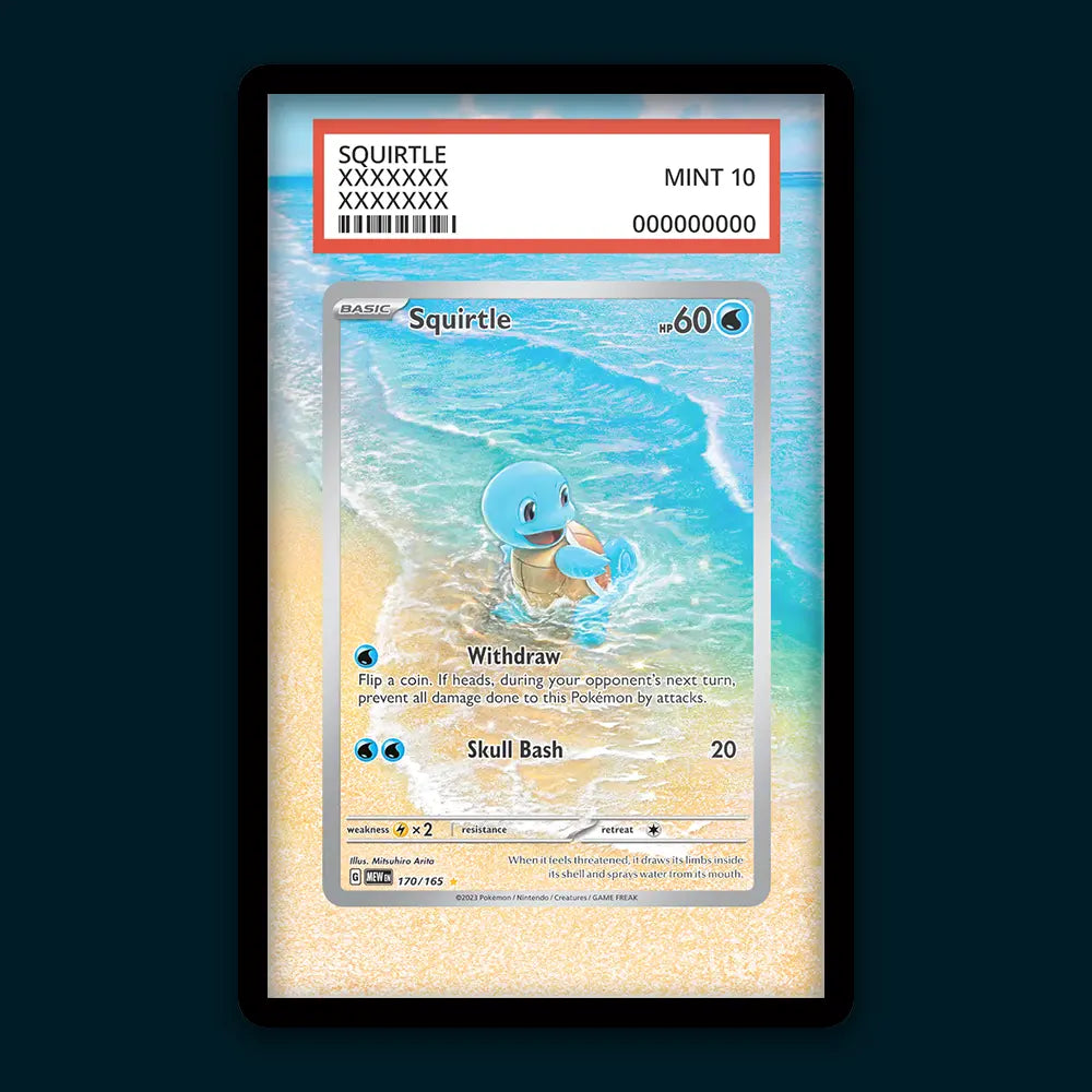 Squirtle - PSA Graded Display