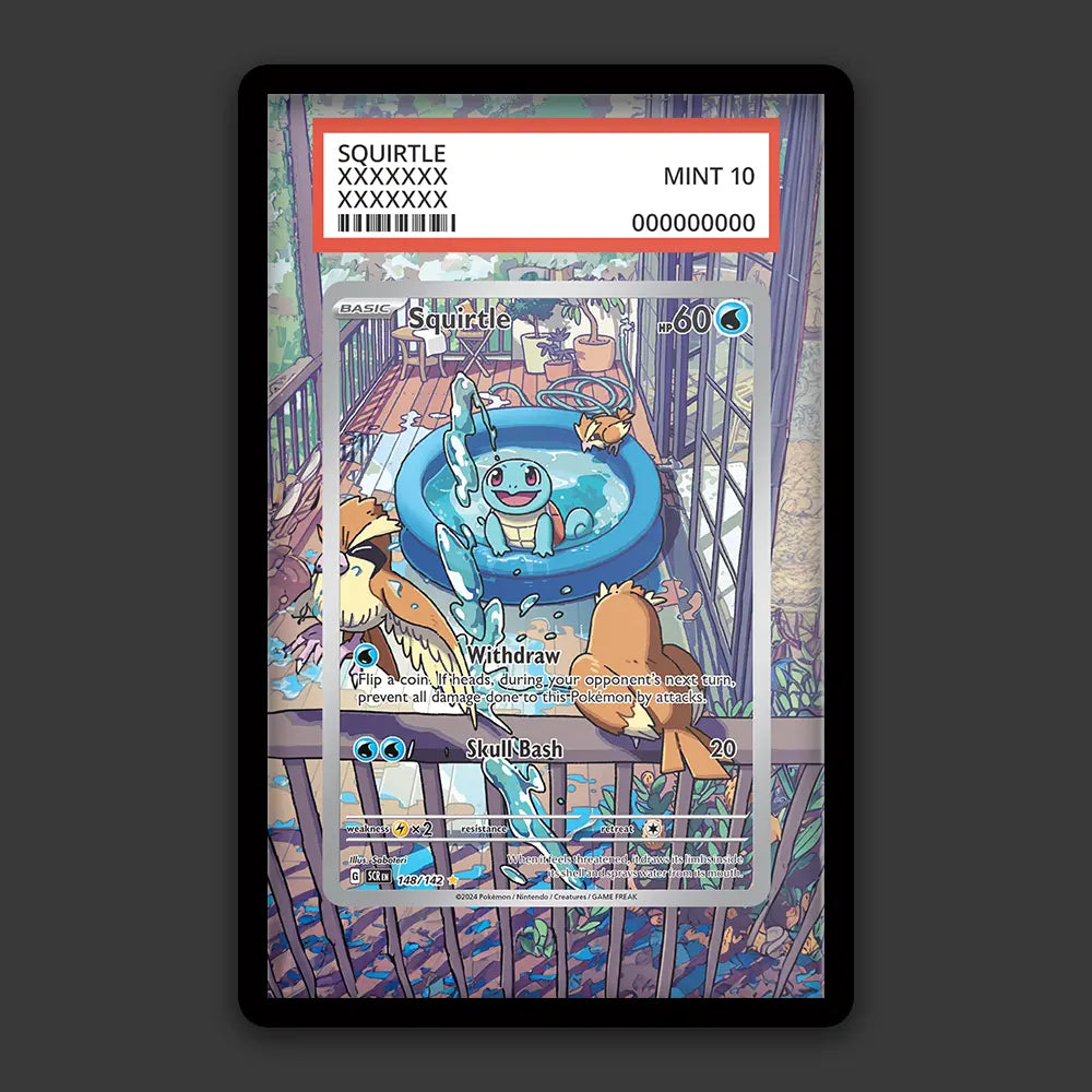 Squirtle - PSA Graded Display