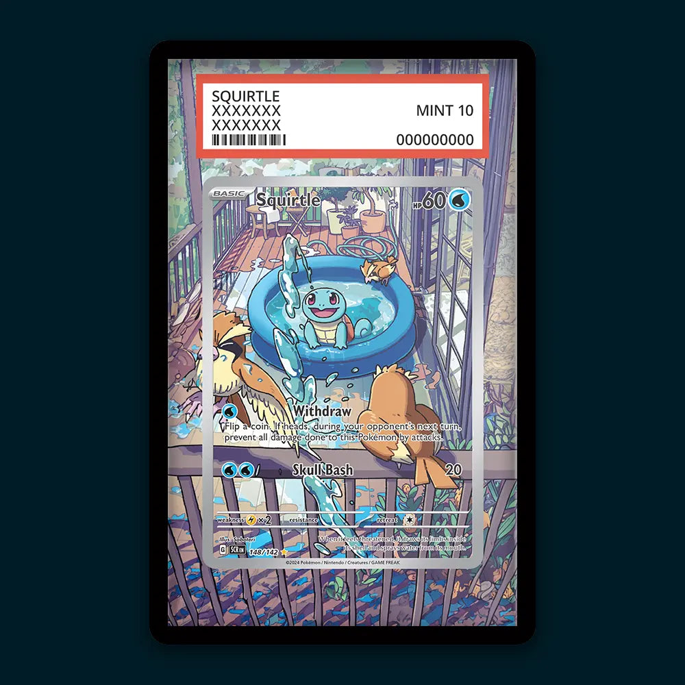 Squirtle - PSA Graded Display
