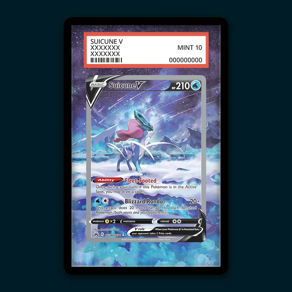 Suicune V - PSA Graded Display