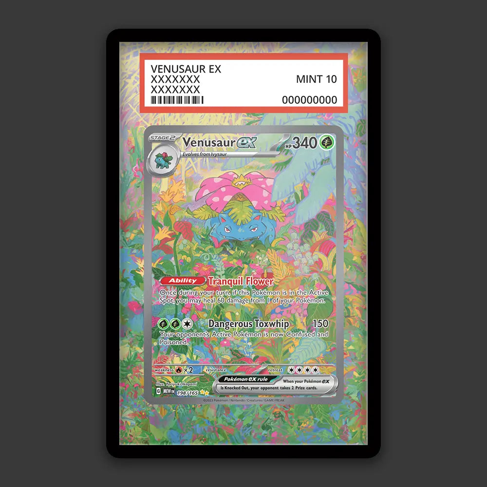 Venusaur EX - PSA Graded Display