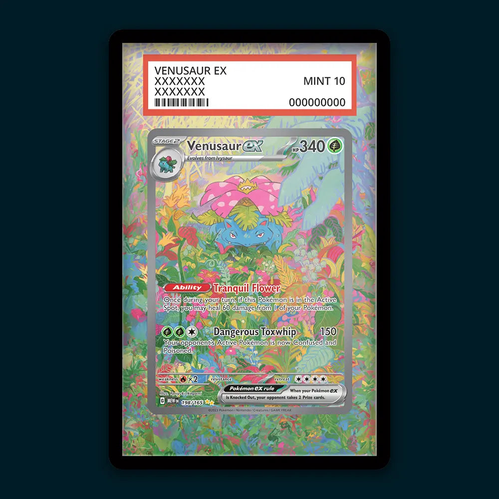 Venusaur EX - PSA Graded Display