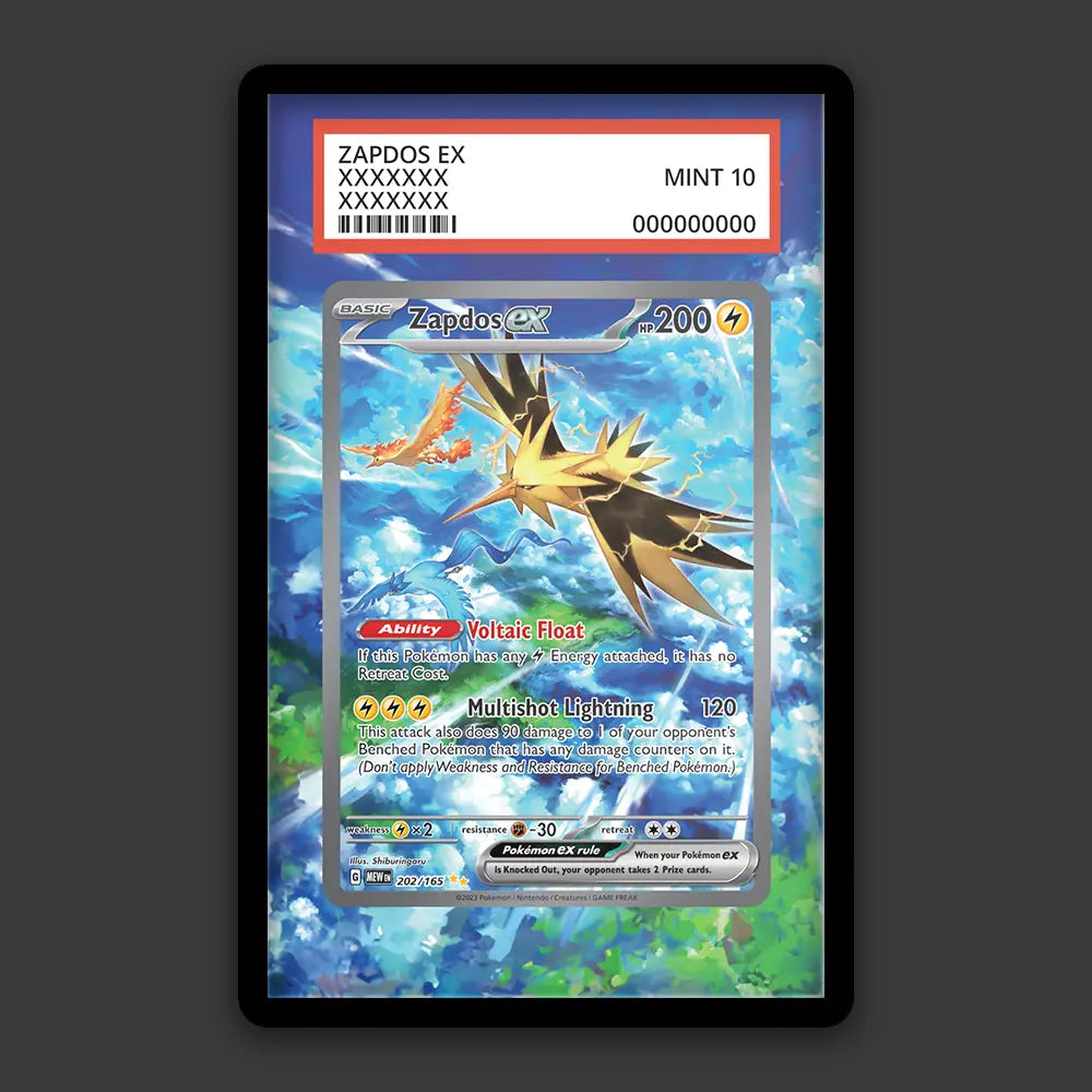 Zapdos EX - PSA Graded Display
