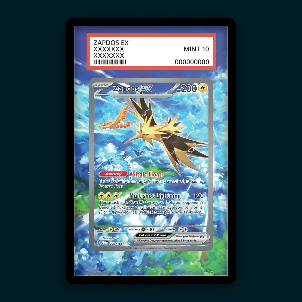 Zapdos EX - PSA Graded Display