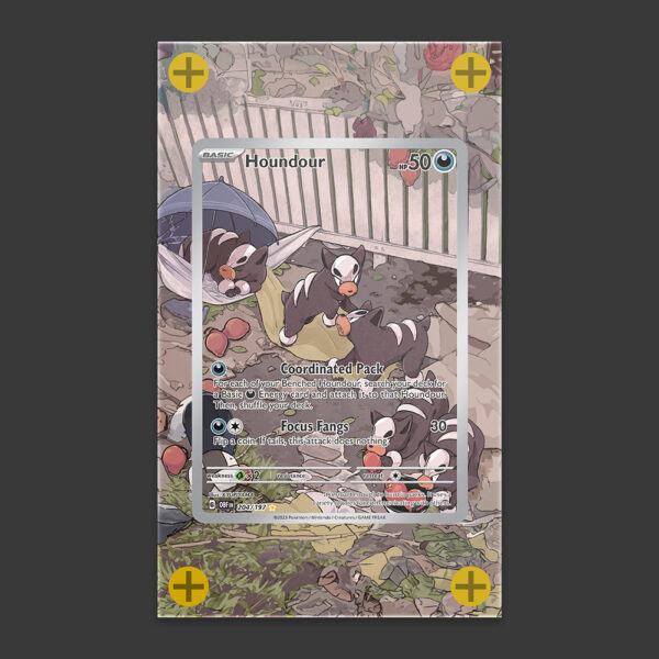 Houndoor - Obsidian Flames Art Frame