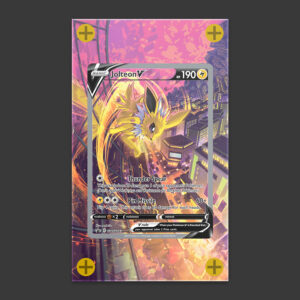Jolteon V - Black Star Promo Art Frame