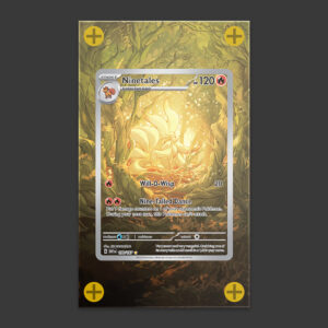 Ninetales - Obsidian Flames Art Frame