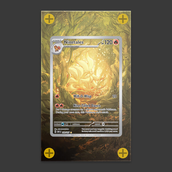 Ninetales - Obsidian Flames Art Frame