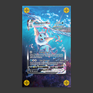 Vaporeon VMAX - Black Star Promo Art Frame