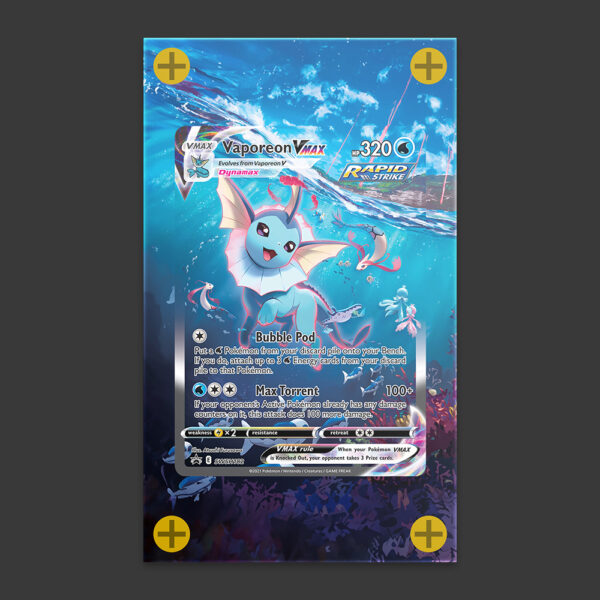 Vaporeon VMAX - Black Star Promo Art Frame