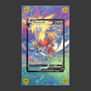 Blaziken V - Silver Tempest Art Frame