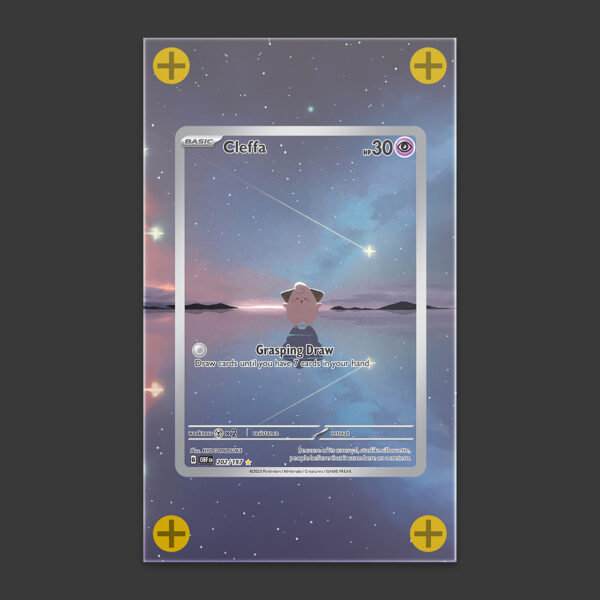 Cleffa - Obsidian Flames Art Frame