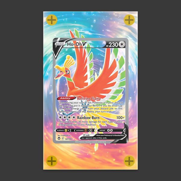 Ho-oh V - Silver Tempest Art Frame