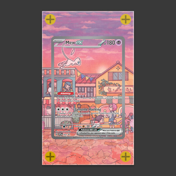 Mew EX - Black Star Promo Art Frame