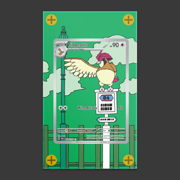Pidgeotto - Obsidian Flames Art Frame
