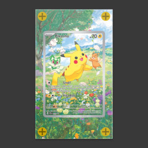 Pikachu - Black Star Promo Art Frame